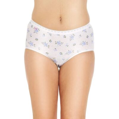 Camille Women's Floral Cotton Maxi Briefs - 3 Pack Camille Women's Floral Cotton Maxi Briefs - 3 Pack