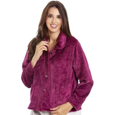 Camille LX9901 Burgundy Bed Jacket - Bed Jacket Camille LX9901 Burgundy Bed Jacket - Bed Jacket
