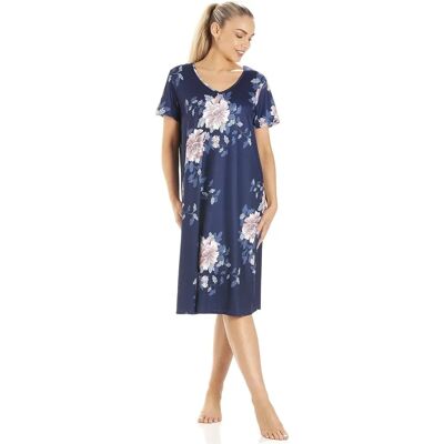 Camille Lightweight Floral Print Nightdress - Women’s Summer Sleepwear Camille Lightweight Floral Print Nightdress - Women’s Summer Sleepwear
