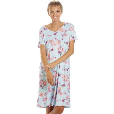Camille Lightweight Floral Nightdress - Women’s Summer Sleepwear Camille Lightweight Floral Nightdress - Women’s Summer Sleepwear