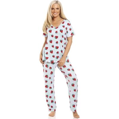 Camille Full Length Floral Pyjama Set - Women's Camille Full Length Floral Pyjama Set - Women's