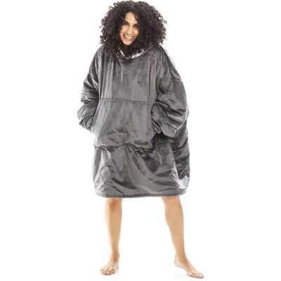 Camille Supersoft Oversized Hoodie Heavy Weight Sherpa Fleece Wearable Hooded Blanket - Women’s One Size Camille Supersoft Oversized Hoodie Heavy Weight Sherpa Fleece Wearable Hooded Blanket - Women’s One Size