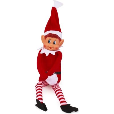 Elves Behavin' Badly Fred Nissestørrelse Rød Stor - Nisselignende Plysjleke Elves Behavin' Badly Fred Nissestørrelse Rød Stor - Nisselignende Plysjleke