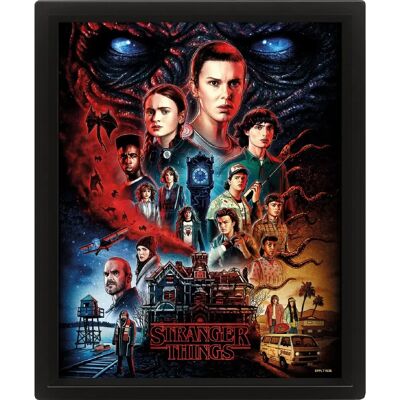 Affiche Lenticulaires 3D Vecna de Stranger Things 4 - Pyramid International - CO-92441 - Publicité Affiche Lenticulaires 3D Vecna de Stranger Things 4 - Pyramid International - CO-92441 - Publicité
