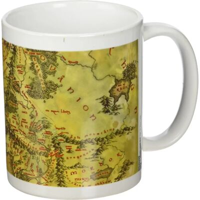 Tasse Pyramid International Le Seigneur des Anneaux - Carte de la Terre du Milieu 315ml - Publicité Tasse Pyramid International Le Seigneur des Anneaux - Carte de la Terre du Milieu 315ml - Publicité