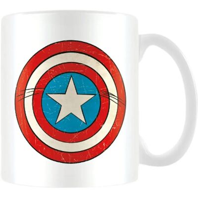 Mug Bouclier de Captain America Marvel - 320ml Céramique - Publicité Mug Bouclier de Captain America Marvel - 320ml Céramique - Publicité
