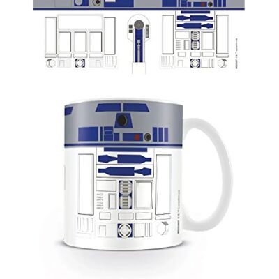 Pyramid International Star Wars Bögre R2-D2 - Kerámia bögre - 0,33L Pyramid International Star Wars Bögre R2-D2 - Kerámia bögre - 0,33L