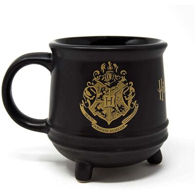 Tazza Harry Potter di Pyramid International - Stemma di Hogwarts - 0,3L - Nero, Oro Tazza Harry Potter di Pyramid International - Stemma di Hogwarts - 0,3L - Nero, Oro