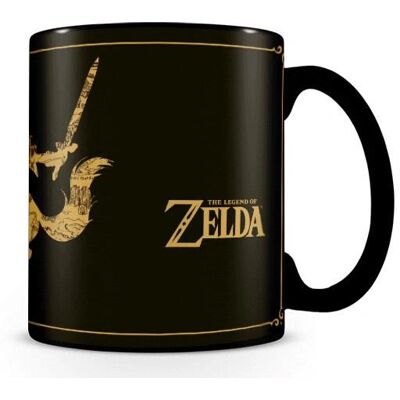 Pyramide Legend of Zelda Tasse - Schwarz, Gold, Farbwechsel - 315ml Pyramide Legend of Zelda Tasse - Schwarz, Gold, Farbwechsel - 315ml