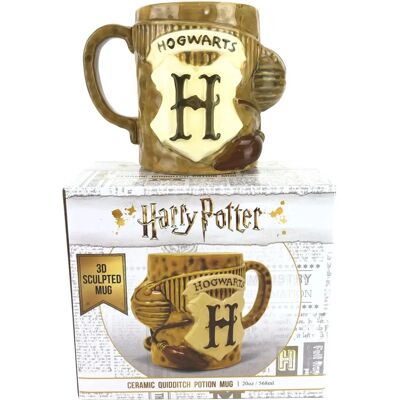 Pyramid International Harry Potter Quidditch 3D Sculpted Mug - Brown Pyramid International Harry Potter Quidditch 3D Sculpted Mug - Brown