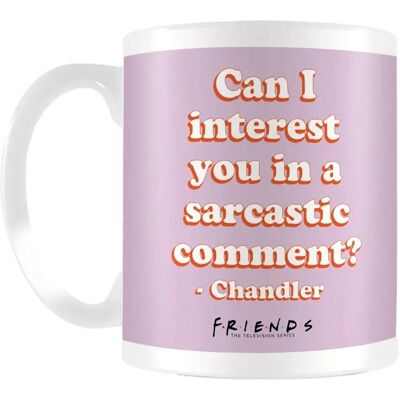 Friends - Chandler Quote Mug - Blanc - Rose - Mug - Publicité Friends - Chandler Quote Mug - Blanc - Rose - Mug - Publicité