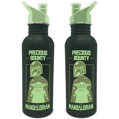 Star Wars Mandalorian Vattenflaska - 700ml rostfritt stål - Officiell licens Star Wars Mandalorian Vattenflaska - 700ml rostfritt stål - Officiell licens