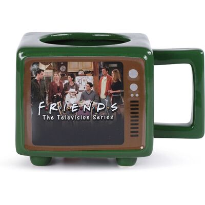 Pyramid International Friends Warm Koffiebeker - Retro TV Stijl Pyramid International Friends Warm Koffiebeker - Retro TV Stijl