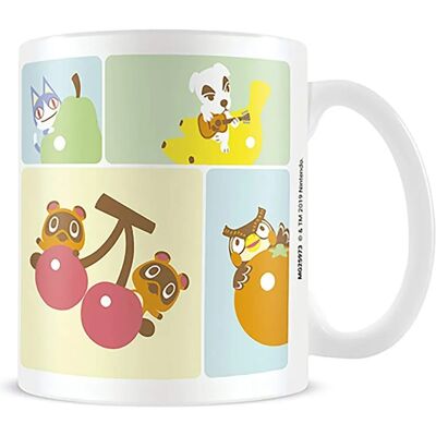 Nintendo Animal Crossing White Ceramic Mug - 315ml Nintendo Animal Crossing White Ceramic Mug - 315ml