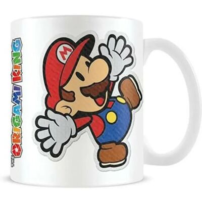Paper Mario: Origami King - Tasse Autocollante - Mug en céramique - 315ml - Publicité Paper Mario: Origami King - Tasse Autocollante - Mug en céramique - 315ml - Publicité
