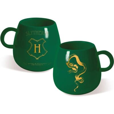 Mug Serpentard Harry Potter - En Céramique Verte en Forme de Maison - Publicité Mug Serpentard Harry Potter - En Céramique Verte en Forme de Maison - Publicité