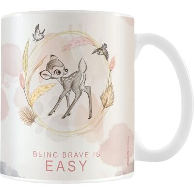 Mug Pyramid International Bambi - 300ml - Être courageux est facile - Mug - Publicité Mug Pyramid International Bambi - 300ml - Être courageux est facile - Mug - Publicité