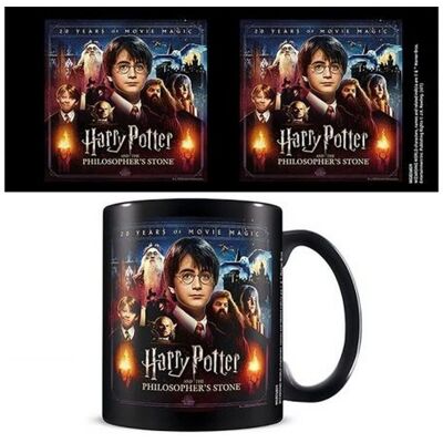 Harry Potter Modell - 20 Éves Jubileumi Kerámia Bögre - Fekete Harry Potter Modell - 20 Éves Jubileumi Kerámia Bögre - Fekete
