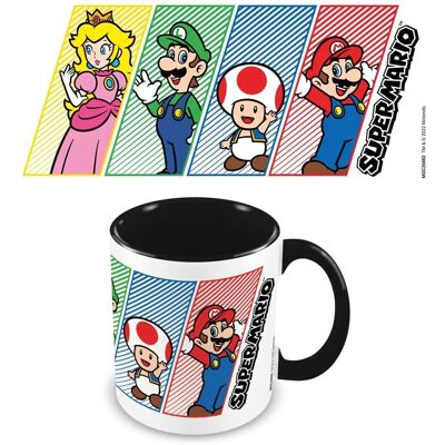 Close Up - Super Mario - White/Black - 315 ml - Mug Close Up - Super Mario - White/Black - 315 ml - Mug