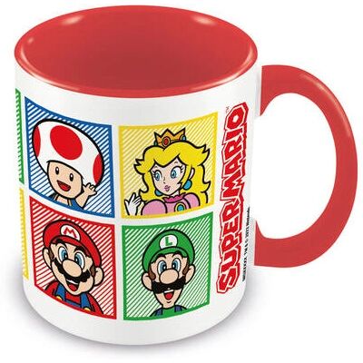 Pyramid Super Mario Muki - 4 Väri Keraaminen 315ml - Virallisesti Lisensoitu Pyramid Super Mario Muki - 4 Väri Keraaminen 315ml - Virallisesti Lisensoitu