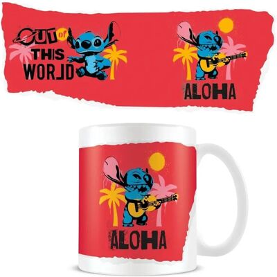 Mug Pyramid International LILO & STITCH Aloha - 315ml - Publicité Mug Pyramid International LILO & STITCH Aloha - 315ml - Publicité