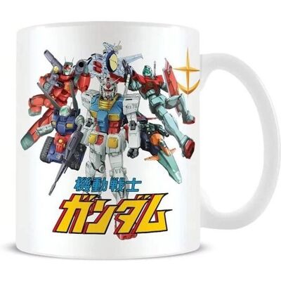 Pyramid International Gundam Mech Mash Up Becher - 320ml Pyramid International Gundam Mech Mash Up Becher - 320ml
