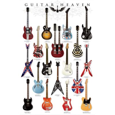 Pyramid International Poster Guitar Heaven 61x91,5cm Pyramid International Poster Guitar Heaven 61x91,5cm