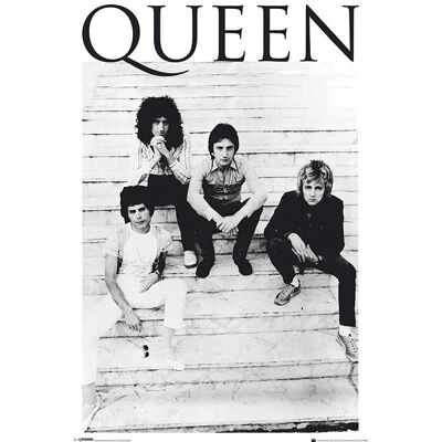 Poster Queen Brasile 81 Bianco e Nero - Poster Poster Queen Brasile 81 Bianco e Nero - Poster
