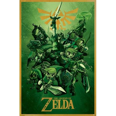 Maxi Poster La Légende de Zelda - Link - 61x91,5cm - Publicité Maxi Poster La Légende de Zelda - Link - 61x91,5cm - Publicité