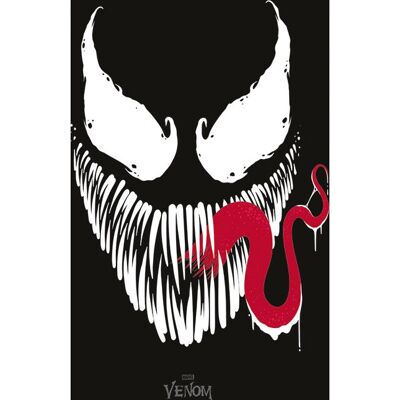 Marvel Venom Gezicht 90 x 61 cm Poster - Muurposter Marvel Venom Gezicht 90 x 61 cm Poster - Muurposter