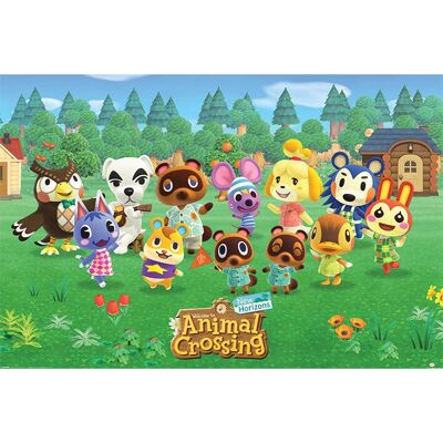 Pósters Pyramid International PP34666 - Pack de 5 Animal Crossing 61x91 cm Pósters Pyramid International PP34666 - Pack de 5 Animal Crossing 61x91 cm