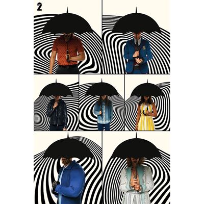 Pyramid Pyramid Umbrella Academy Family Poster - Poster Pyramid Pyramid Umbrella Academy Family Poster - Poster