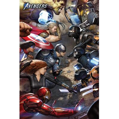 Pyramid International Avengers Gamerverse Face Off Poster - Poster Pyramid International Avengers Gamerverse Face Off Poster - Poster