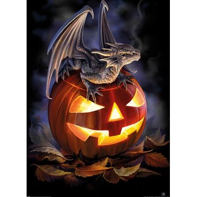 Affiche Trick or Treat d'Anne Stokes - affiche - Publicité Affiche Trick or Treat d'Anne Stokes - affiche - Publicité