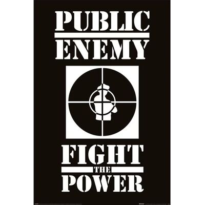 Affiche Fight the Power de Public Enemy - 61x91,5cm - Publicité Affiche Fight the Power de Public Enemy - 61x91,5cm - Publicité