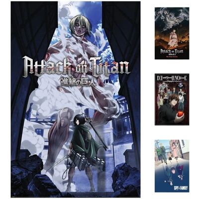 Attack on Titan Season 3 Female Titan Poster - Poster Attack on Titan Season 3 Female Titan Poster - Poster