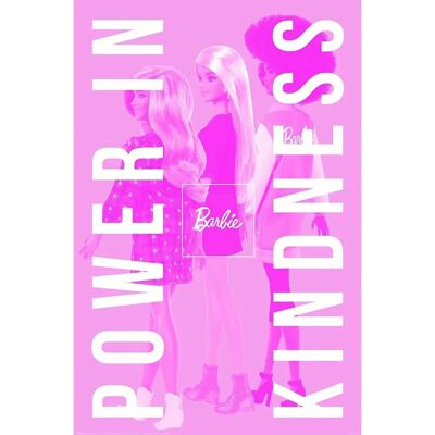 Barbie Power in Kindness Poster - Wanddecoratie voor fans Barbie Power in Kindness Poster - Wanddecoratie voor fans
