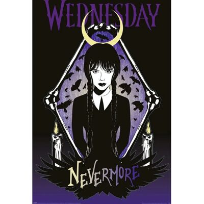 Pyramid Woensdag Raven Poster 61x91.5 cm - Poster Pyramid Woensdag Raven Poster 61x91.5 cm - Poster