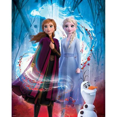Affiche Disney Frozen 2 Multicolore 40x50cm - Affiche Affiche Disney Frozen 2 Multicolore 40x50cm - Affiche