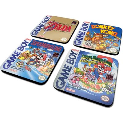 PYRAMID INTERNATIONAL Coleção Clássica Gameboy - Conjunto de 4 Bases PYRAMID INTERNATIONAL Coleção Clássica Gameboy - Conjunto de 4 Bases