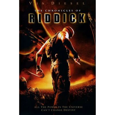Vin Diesel Riddick 2011 DVD - Science-fiction et action - Zone 2 - Publicité Vin Diesel Riddick 2011 DVD - Science-fiction et action - Zone 2 - Publicité