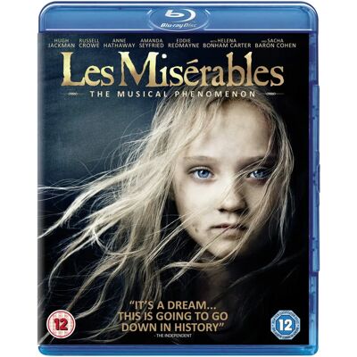 Warner Bros. Les Misérables 2013 Blu-ray Anne Hathaway - Region B Warner Bros. Les Misérables 2013 Blu-ray Anne Hathaway - Region B