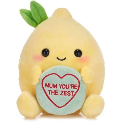 Posh Paws 37644 Peluche au citron - Love Hearts Mum You're The Zest - Publicité Posh Paws 37644 Peluche au citron - Love Hearts Mum You're The Zest - Publicité
