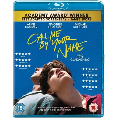 Timothée Chalamet Call Me By Your Name Blu-ray - Film Timothée Chalamet Call Me By Your Name Blu-ray - Film