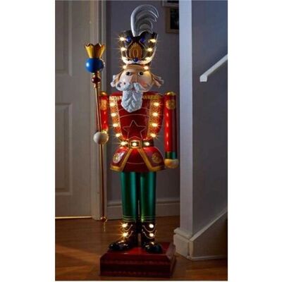 Smart Garden - Three Kings In-Lit Giant Nutcracker - Red Smart Garden - Three Kings In-Lit Giant Nutcracker - Red