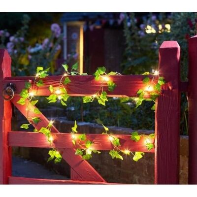 Suri 4.9M Ivy Firefly Set of 30 Solar LED String Lights - String Lights Suri 4.9M Ivy Firefly Set of 30 Solar LED String Lights - String Lights