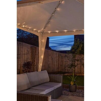 Smart Garden Solar Powered Multi-Function 140 LEDs Gazebo String Lights Smart Garden Solar Powered Multi-Function 140 LEDs Gazebo String Lights