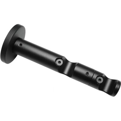 Gardinia Memphis Double Curtain Rod Bracket - Modern, Black-matt - Curtain Type Gardinia Memphis Double Curtain Rod Bracket - Modern, Black-matt - Curtain Type