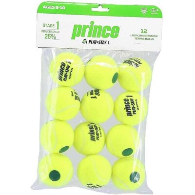 Prince Gele Tennisballen Stage 1 - Tennisballen Prince Gele Tennisballen Stage 1 - Tennisballen