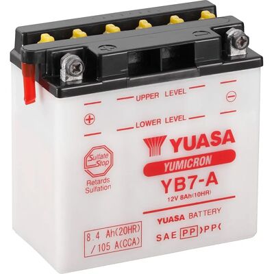 Akumulator motocyklowy Yuasa YB7-A - 12V, 8Ah Akumulator motocyklowy Yuasa YB7-A - 12V, 8Ah